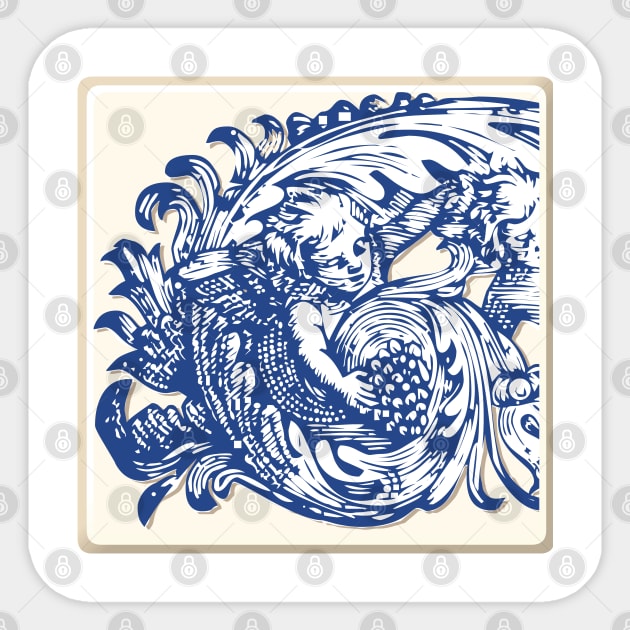 Azulejo Sticker by Lisbon Travel Shop